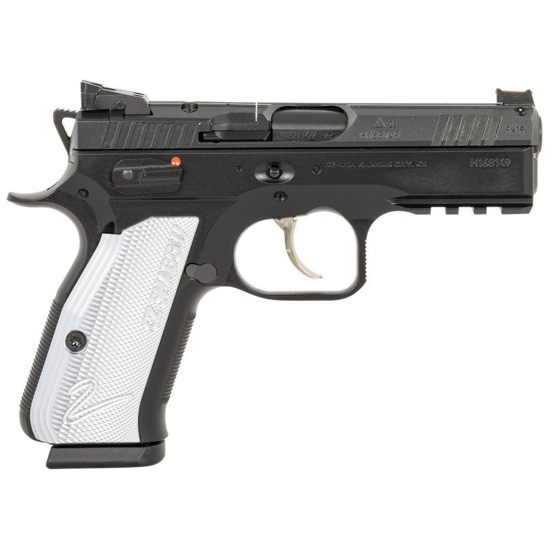 CZUSA 91252 Shadow 2 Compact Frame 9mm Luger 151 4 Black Steel Barrel ...