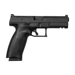 CZUSA 91550 P10 F  9mm Luger 191 5.10 Black Steel Barrel Black Nitride Optic ReadySerrated Steel Slide Black Polymer Frame wPica