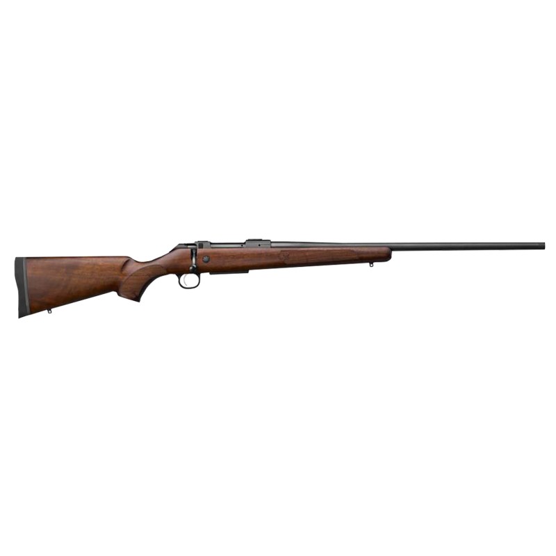 CZUSA 07726 CZ 600 American ST3 3006 Springfield 31 24 Threaded Black BarrelRec Grade A Dark Walnut Stock Adj. Trigger