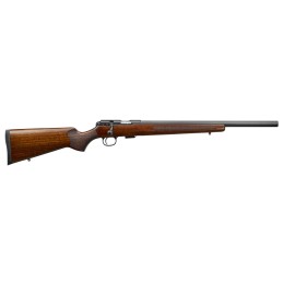 CZUSA 02341 CZ 457 Varmint Full Size 22 WMR 51 20.50 Black Nitride Heavy Barrel Black Nitride Steel Receiver Turkish Walnut Fixe