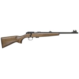 CZUSA 02335 CZ 457 Scout Youth 22 LR 1rd 16 Black Nitride Steel Threaded Barrel Black Nitride Steel Receiver Beechwood Fixed Ame