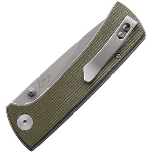 RCK9 Linerlock Green Mic