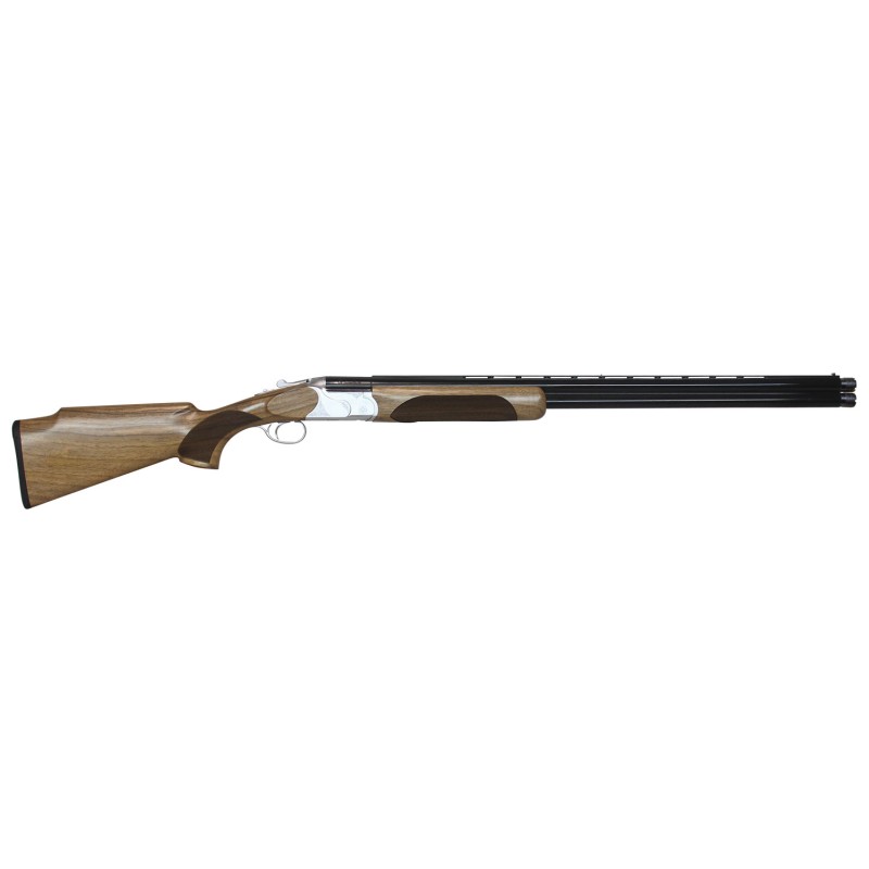 CZUSA 06459 Redhead Premier Target 12 Gauge 3 2rd 30 Gloss Black Chrome Barrel Silver Satin Chrome Metal Finish Turkish Walnut S