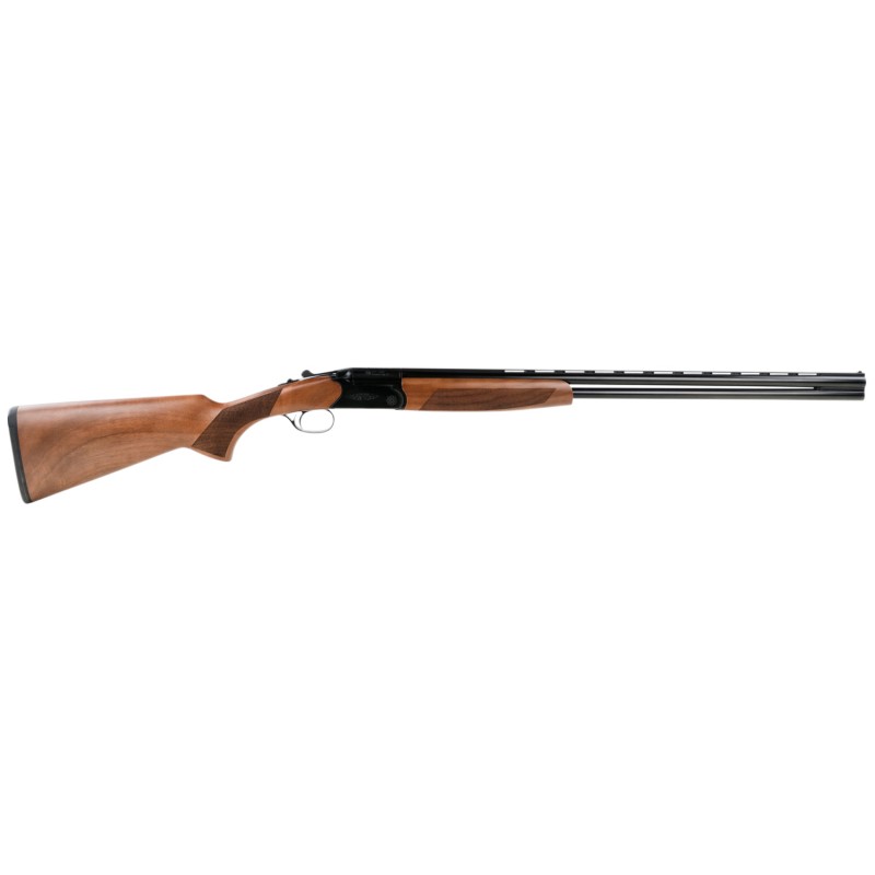 CZUSA 06413 Drake  28 Gauge 2.75 2rd 28 Barrel Gloss Black Chrome Metal Finish Turkish Walnut Fixed Pistol Grip Stock Includes 5