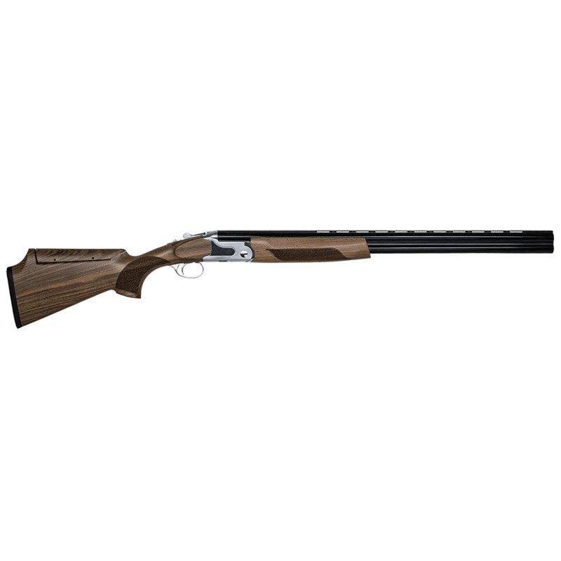 CZUSA 06495 SCTP Sterling Southpaw 12 Gauge 3 2rd 30 Gloss Black Chrome Barrel Silver Satin Chrome Metal Finish Turkish Walnut F