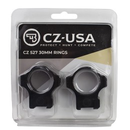 CZUSA 40089 CZ Rings 527  Matte Black 30mm Medium