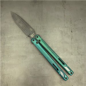 Serpent Butterfly Knife Green