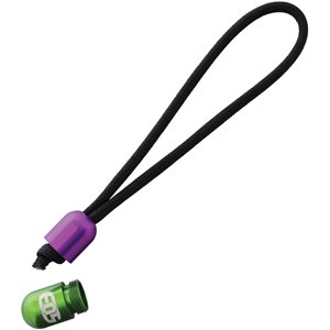 Pill Bead Lanyard Grn/Pur