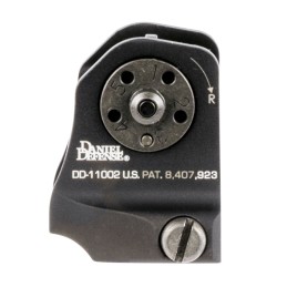 Daniel Defense 1906411002 A1.5 Fixed Rear Sight  Black Hardcoat Anodized Fixed Rear Sight