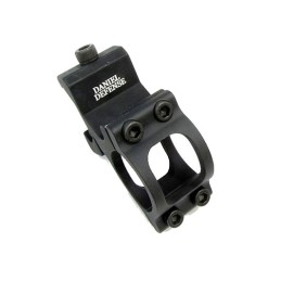 Daniel Defense 0302016514 Offset Flashlight Mount with 1 Diameter Aluminum Black Hard Coat Anodized