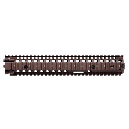 Daniel Defense 0100408001 M4A1 RIS II Handguard 12.25 2Piece FreeFloating Style Made of 6061T6 Aluminum with Flat Dark Earth Ano