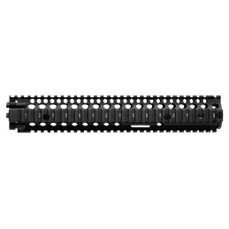 Daniel Defense 0100408001006 M4A1 RIS II Handguard 12.25 2Piece FreeFloating Style Made of 6061T6 Aluminum with Black Anodized F