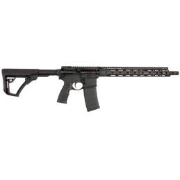 Daniel Defense 0212802081055 DDM4 V7 CA Compliant 5.56x45mm NATO 16 101 Black Hard Coat Anodized 6 Position wSoftTouch Overmoldi