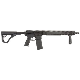 Daniel Defense 0214515175055 DDM4 V9 CA Compliant 5.56x45mm NATO 16 101 Black Hard Coat Anodized 6 Position wSoftTouch Overmoldi