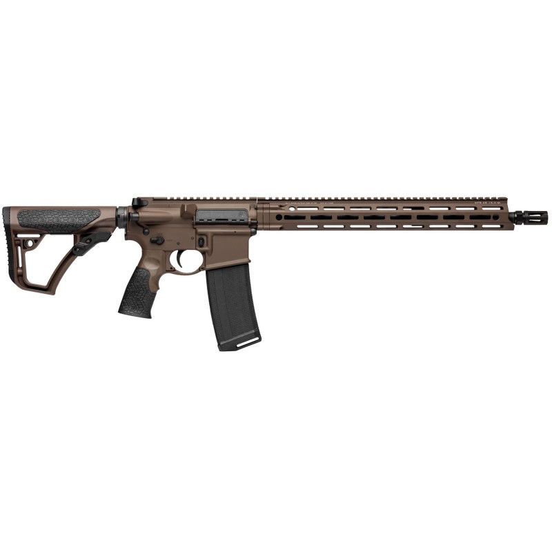 Daniel Defense 0212802338047 DDM4 V7 5.56x45mm NATO 301 16 Threaded Barrel wFlash Suppressor MilSpec Brown Cerakote 6 Position S