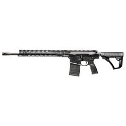 Daniel Defense 0215822207047 DD5 V4 6.5 Creedmoor 18 201 Black Hard Coat Anodized 6 Position wSoftTouch Overmolding Stock MLOK