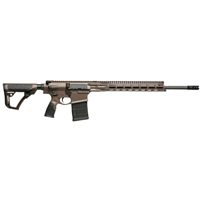 Daniel Defense 0216581690047 DD5 V5 Gen II 6.5 Creedmoor 20 201 MilSpec Brown Cerakote 6 Position wSoftTouch Overmolding Stock M