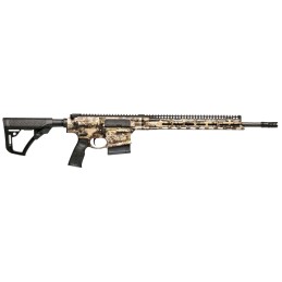 Daniel Defense 0215809282047 DD5 V4 Hunter 6.5 Creedmoor 18 51 Kryptek Highlander Black 6 Position wSoftTouch Overmolding Stock 