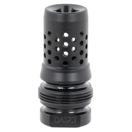 Dead Air DA123 Xeno Muzzle Brake Black Nitride 4140 Steel with 1228 tpi Threads