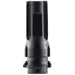 Dead Air DA306 KeyMo Flash Hider Black Nitride 4140 HT Alloy Steel 1228 Threads 2.70 OAL 22 Cal