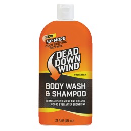 Dead Down Wind 122218 ShampooBody Wash  Odor Eliminator Unscented Scent 22oz Bottle