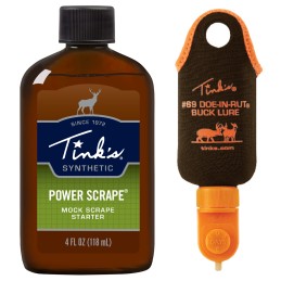 Tinks W5105 DialADripper Power Scrape Combo Deer Attractant Mock Scrape Starter Scent 4 oz Dripper