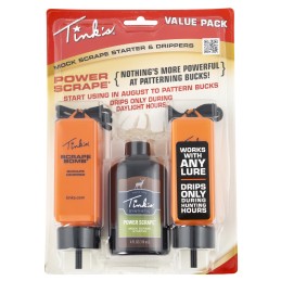 Tinks W5945 Power Scrape Value Pack Deer Attractant Mock Scrape Scent 4 oz Dripper 2 pk