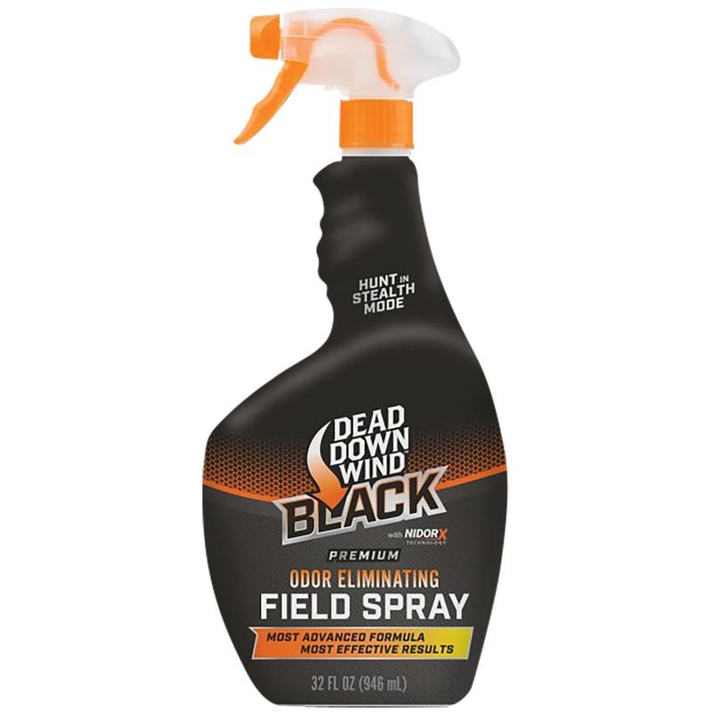 Dead Down Wind 137320 Black Premium Field Spray Odor Eliminator 32 oz Trigger Spray