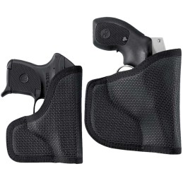 DeSantis Gunhide N38BJ8BZ0 Nemesis  Pocket Black Rubberized Fabric Fits Glock 43 Ambidextrous