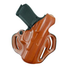 DeSantis Gunhide 001TA2XZ0 Thumb Break Scabbard OWB Tan Leather Belt Slide Fits Sig P365XMACRO Right Hand