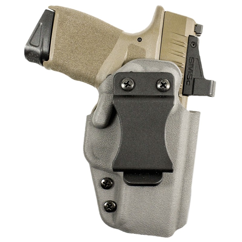 DeSantis Gunhide 220LA1LZ0 Mean Streak  IWB Pewter Gray Kydex Fits Glock 19452332 Belt Clip Mount Right Hand