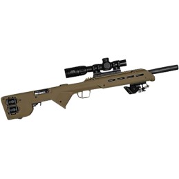 Desert Tech TRK22FDE TREK22 Rifle Chassis Flat Dark Earth Synthetic Fixed Bullpup Fits Ruger 1022 26.75 OAL