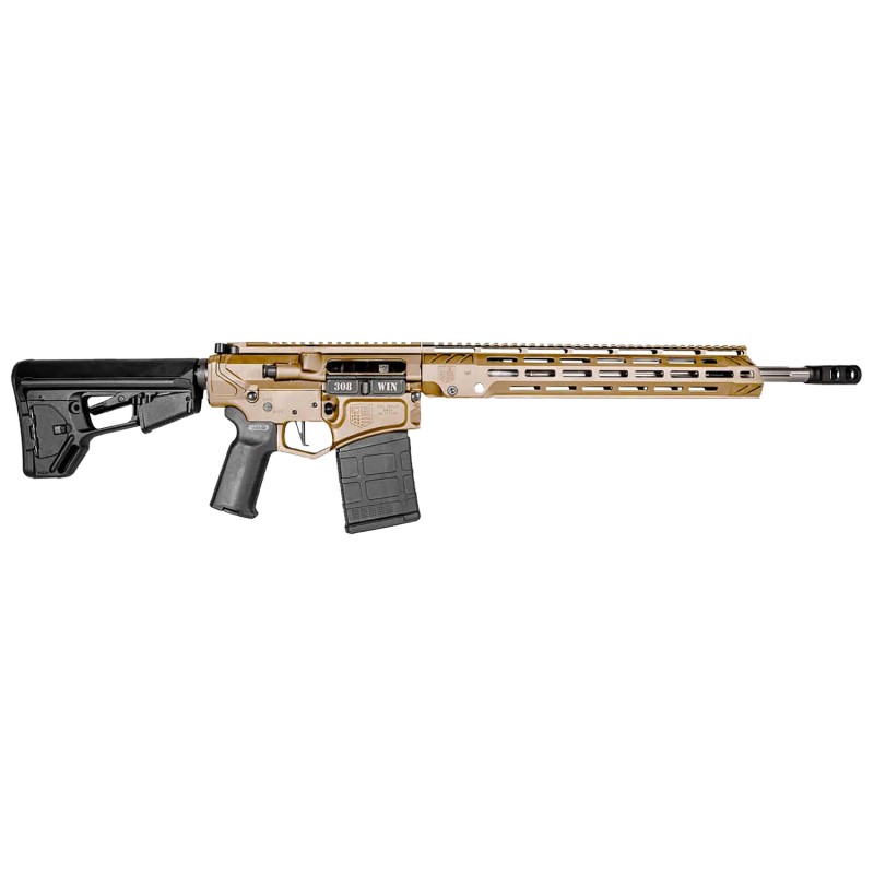 Diamondback DB1059C061 DB10  308 Win 18 201 Flat Dark Earth Adjustable Magpul ACSL Stock Black Magpul MOEK2 Grip 15 MLok