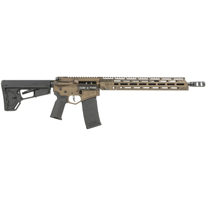 Diamondback DB1758K071 DB15  5.56x45mm NATO 16 301 Midnight Bronze Adjustable Magpul ACSL Stock Black Magpul MOEK2 Grip 15 MLOK