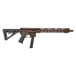 Diamondback DB1418P071 DB15  9mm Luger 321 16 Midnight Bronze RecMLok Handgaurd Carbon Lower Black Magpul CTR StockK2 Grip Flash