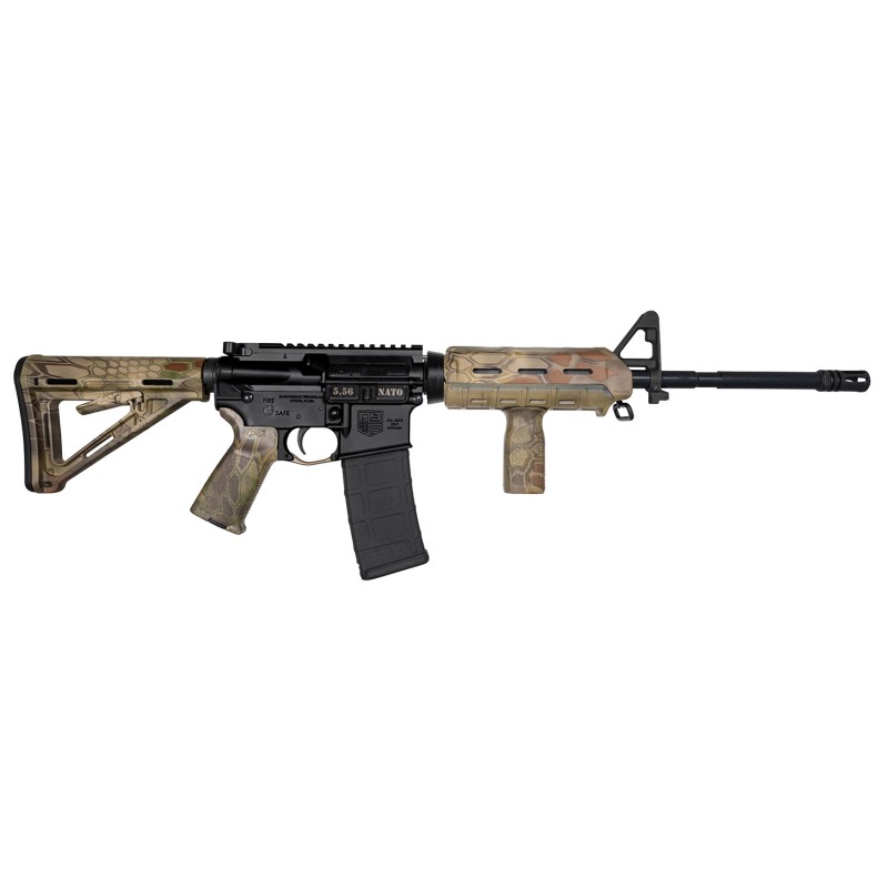 Diamondback DB175AK601 DB15  5.56x45mm NATO 301 16 Black Rec Kryptek Mandrake Magpul Furniture A2 Front Sight Includes Magpul MV