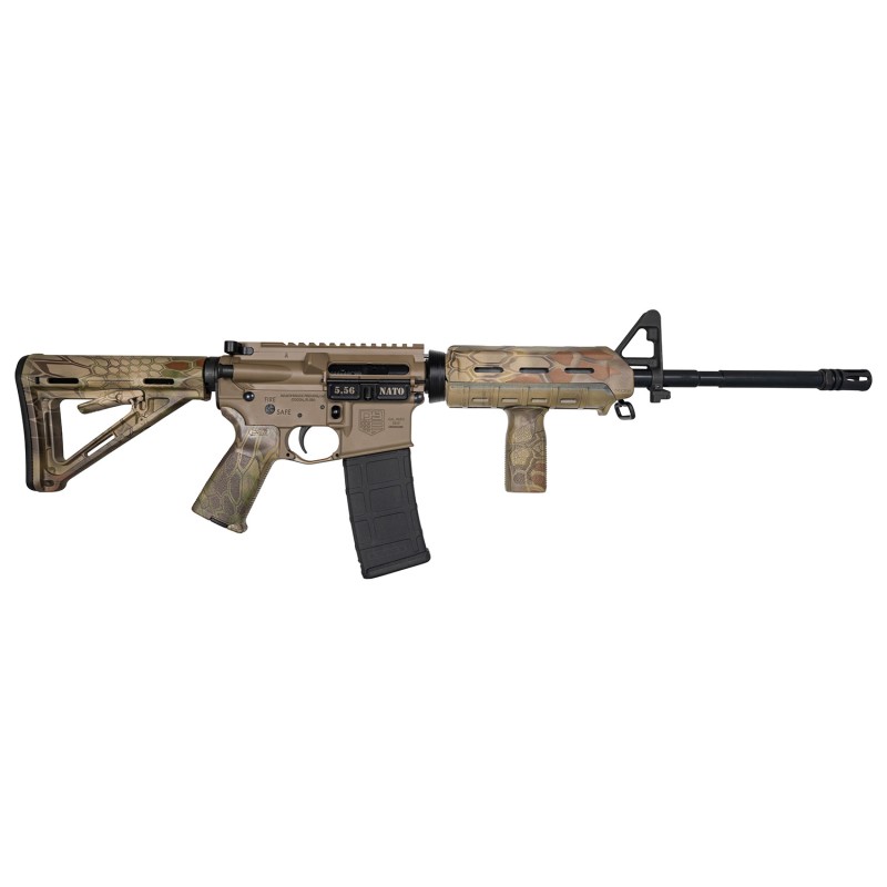 Diamondback DB175AK611 DB15  5.56x45mm NATO 301 16 FDE Rec Kryptek Mandrake Magpul Furniture A2 Front Sight Includes Magpul MVG