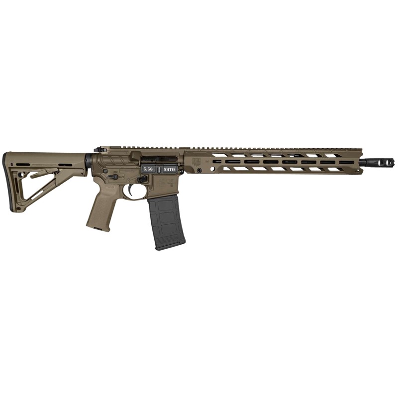 Diamondback DB1784K101 DB15  5.56x45mm NATO 301 16 OD Green 15 MLok AntiRotation Handgaurd Magpul CTR Stock  K2 Grip Obsidian Mu