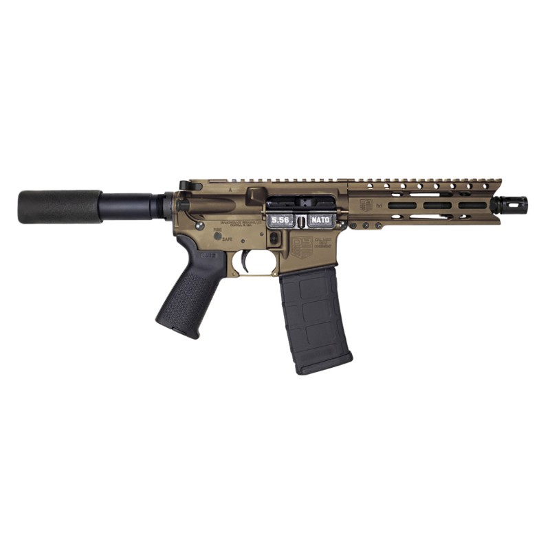 Diamondback DB1912K071 DB15 AR Pistol Carbine Length 5.56x45mm NATO 7 301 Midnight Bronze Buffer Tube Stock