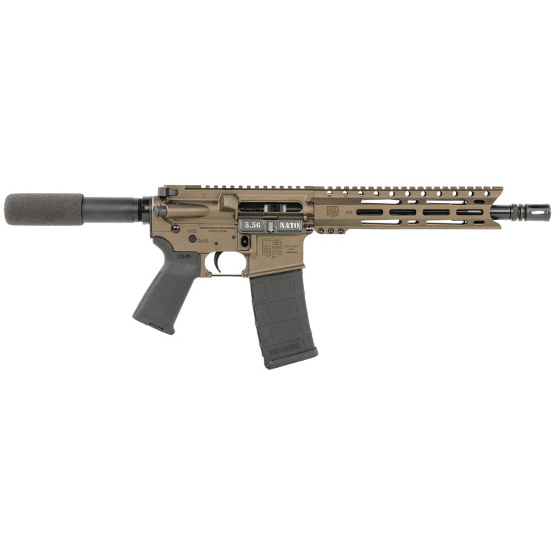 Diamondback DB1915K071 DB15 AR Pistol Carbine Length 5.56x45mm NATO 10 301 Midnight Bronze Buffer Tube Stock