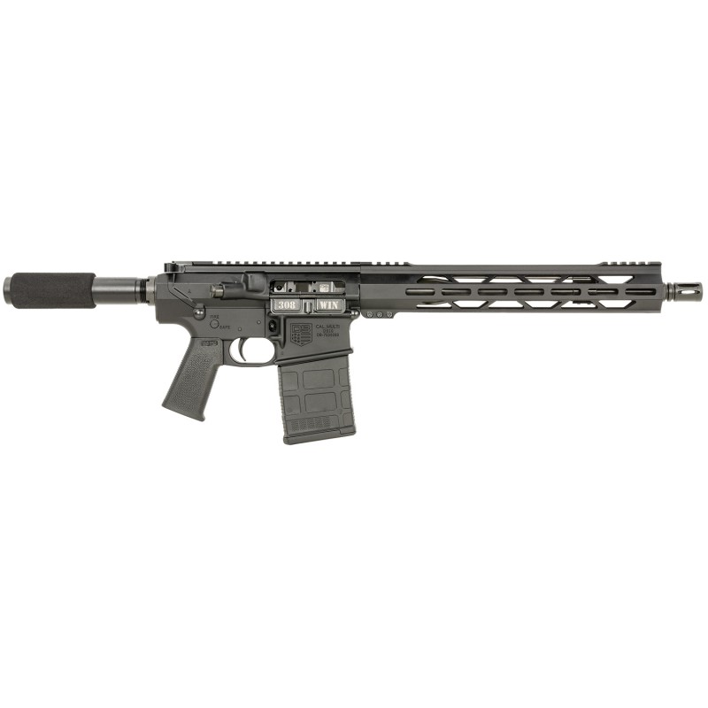 Diamondback DB1222C001 DB10  308 Win 201 13.50 Black Carbon Lower 9 MLOK Handguard Black Padded Buffer TubeMagpul Grip