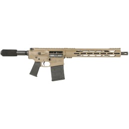 Diamondback DB1222C061 DB10  308 Win 201 13.50 FDE Carbon Lower 9 MLOK Handguard Black Padded Buffer TubeMagpul Grip