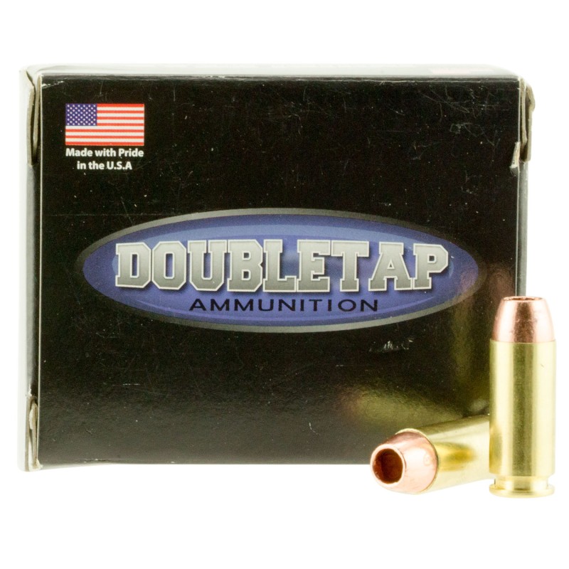 DoubleTap Ammunition 10MM155X Tactical  10mm Auto 155 gr Barnes TAC XP Lead Free 20 Per Box 50 Cs