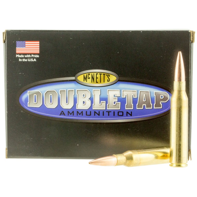 DoubleTap Ammunition 338L300LR Longrange Rifle 338 Lapua Mag 300 gr Hollow Point Boat Tail 20 Per Box 25 Case