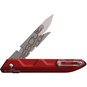 Ferrum Rescue Linerlock Red