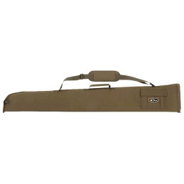 Drake Waterfowl DW3110GTB SideOpening Shotgun Case Green Timber Fits Up To 52 Shotgun Exterior Choke Tube Pocket Carry HandlesAd