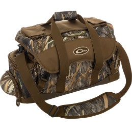 Drake Waterfowl DA2020022 Blind Bag Refuge Mossy Oak Bottomland HD2 Heavy Duty Nylon Duffle Bag Zipper Closure