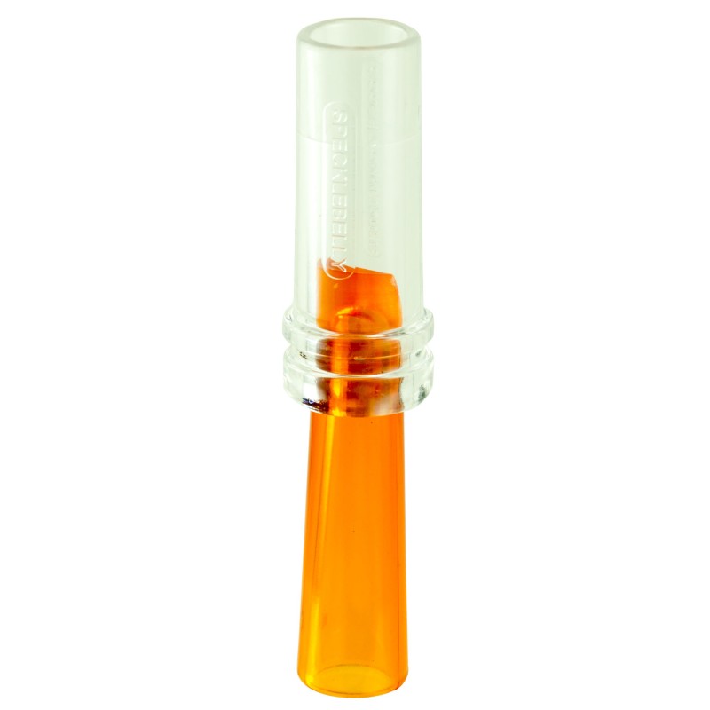 Duck Commander DCSPRCK Specklebelly  Single Reed Specklebelly Sounds Attracts Geese ClearOrange Acrylic