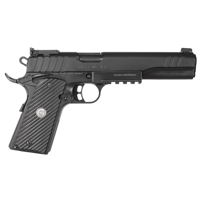 EAA GIRSAN 390600 MC1911S Hunter Full Size 10mm Auto 81 6 Black Steel Barrel Blued Serrated Slide Matte Black Steel Frame wAcces