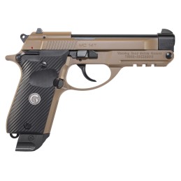 EAA GIRSAN 390860 MC 14T Solution Compact Frame 380 ACP 131 4.50 Black Steel TipUp Barrel Flat Dark Earth Serrated Steel Slide  